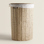 Round Laundry Basket made of Natural Materials | High & Bury