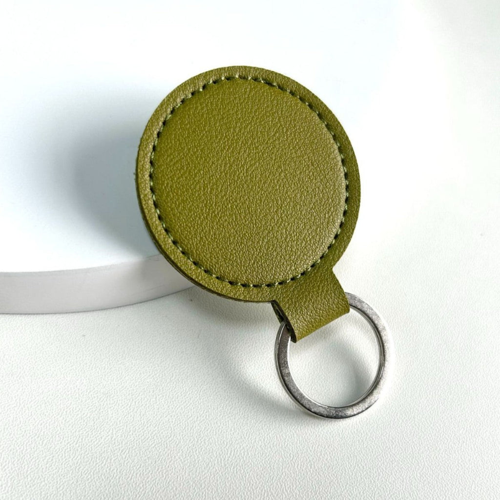 Round Leather Keyring | High & Bury