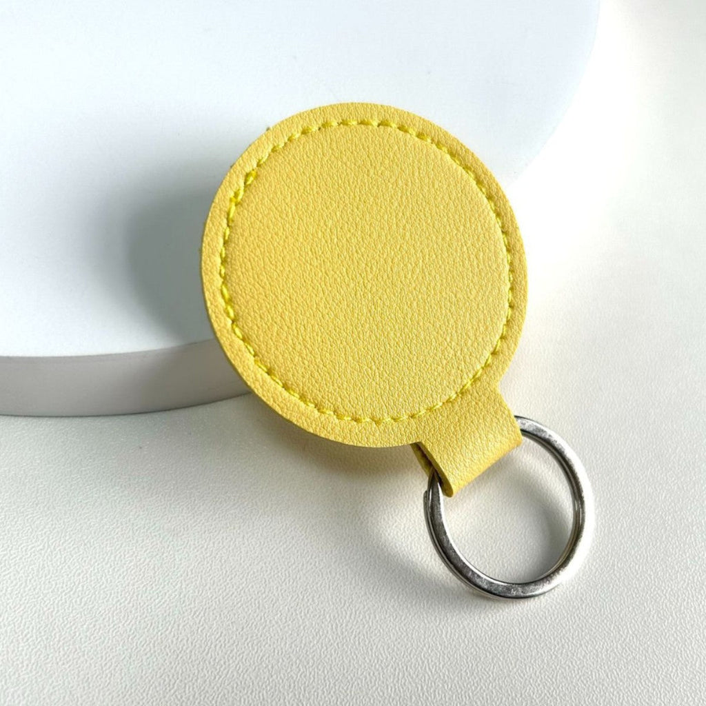 Round Leather Keyring | High & Bury