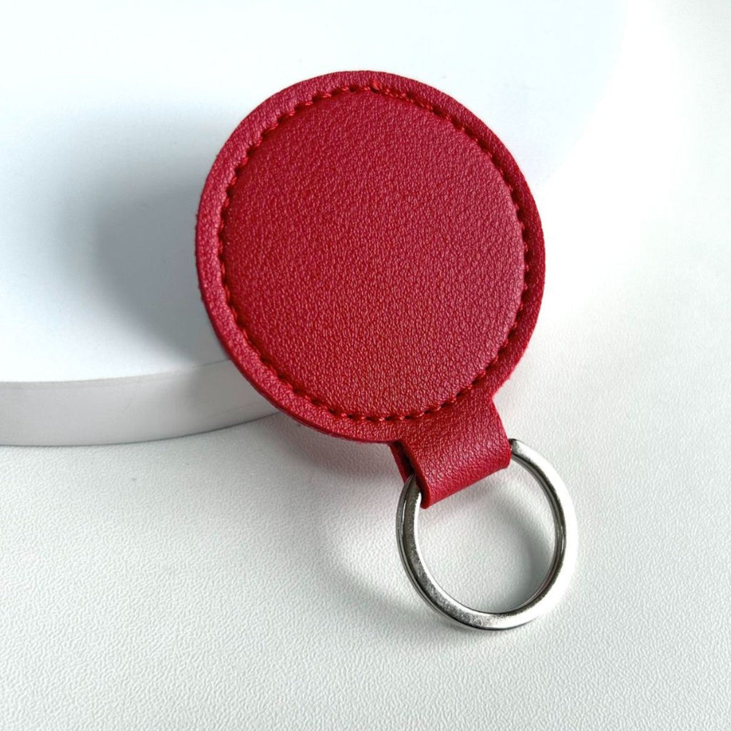 Round Leather Keyring | High & Bury