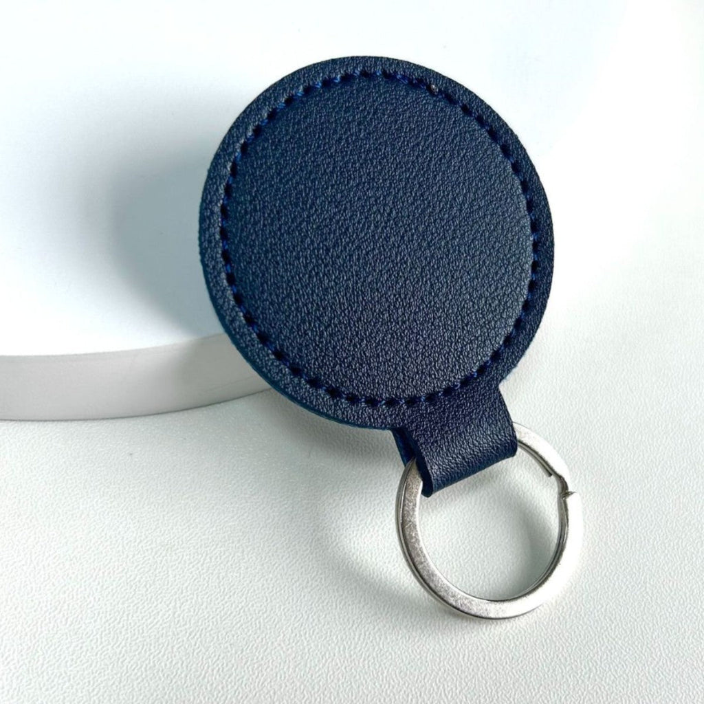 Round Leather Keyring | High & Bury