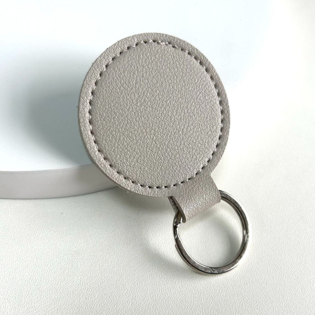 Round Leather Keyring | High & Bury