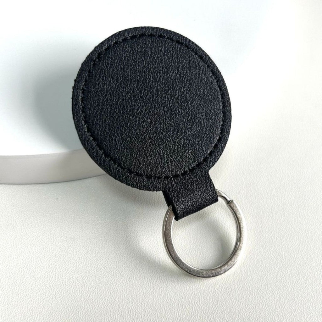 Round Leather Keyring | High & Bury