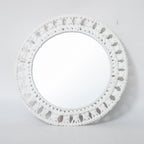 Round Macrame Wall Mirror | High & Bury