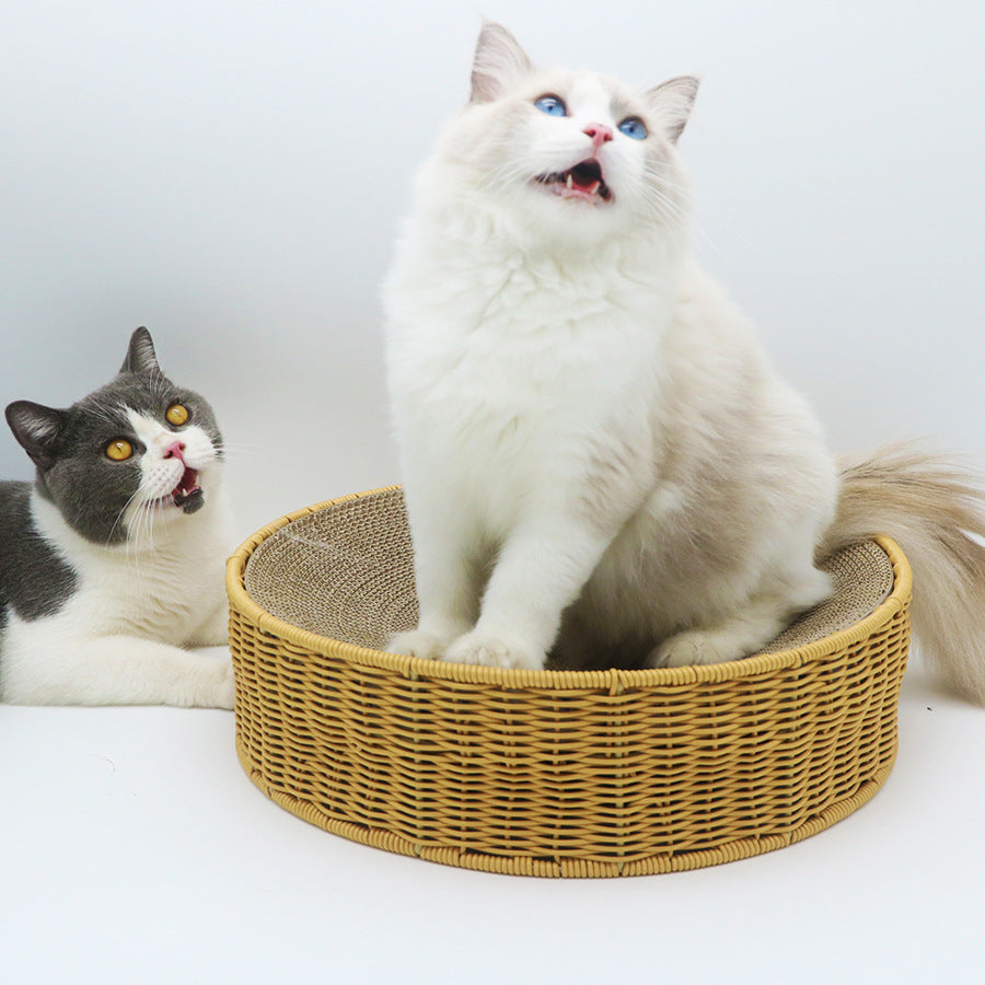 Round Scratching Board for Cats | High & Bury