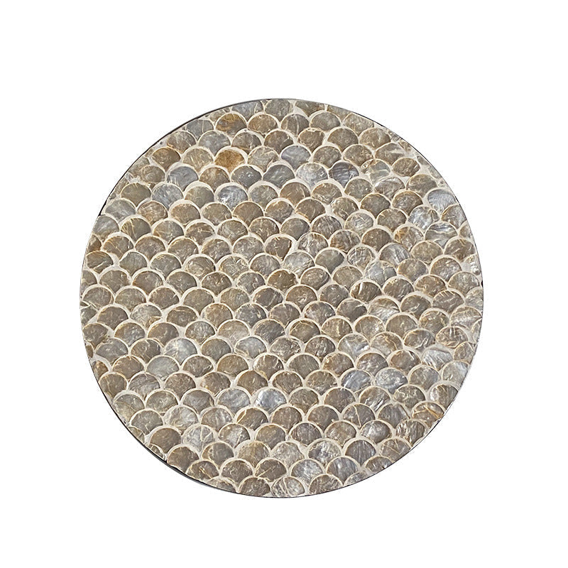 Round Serving Board made from Noble Shells | High & Bury