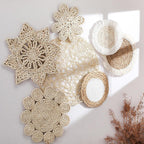 Round Tablecloth made of Natural Materials | High & Bury