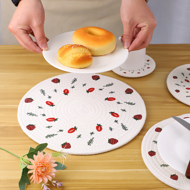 Round Tablecloth with Mandala Pattern | High & Bury