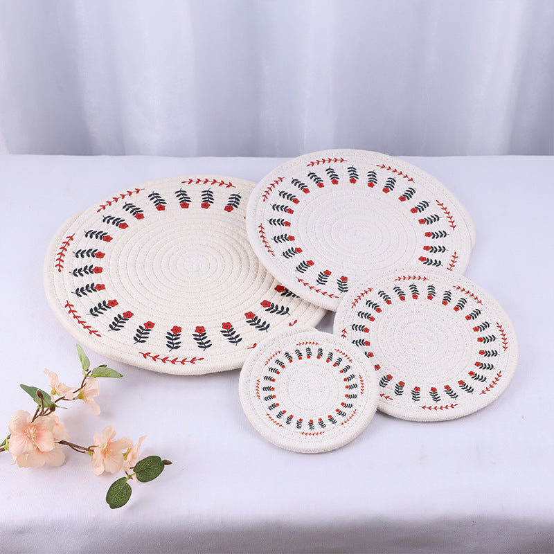 Round Tablecloth with Mandala Pattern | High & Bury