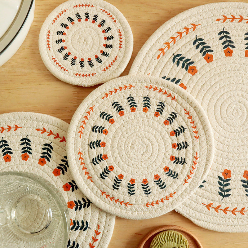 Round Tablecloth with Mandala Pattern | High & Bury