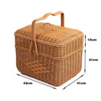 Round Woven Storage Basket | High & Bury