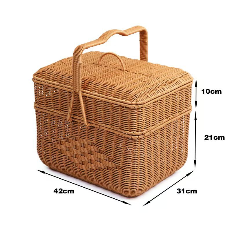 Round Woven Storage Basket | High & Bury