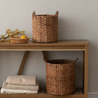 Round Woven Storage Bin | High & Bury