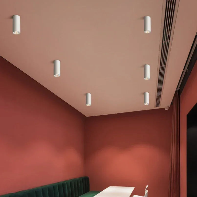 Rowanvale Black LED Surface Mounted Downlight
