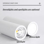Rowanvale Black LED Surface Mounted Downlight