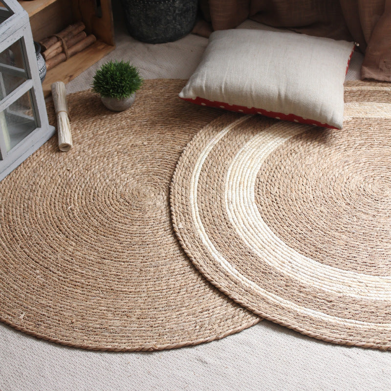 Rug Woven 47 Inch Solid Color | High & Bury