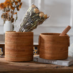 Rund Braided Storage Basket | High & Bury