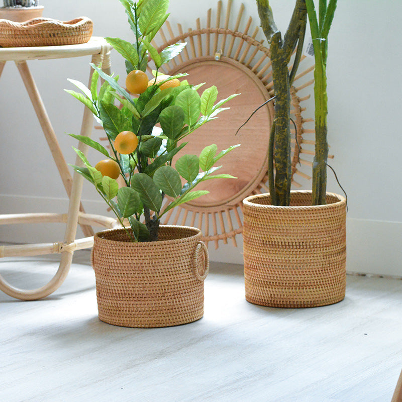 Rund Braided Storage Basket | High & Bury