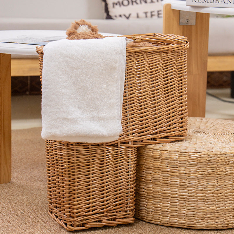 Rustic Basket with Practical Carrying Handle | High & Bury