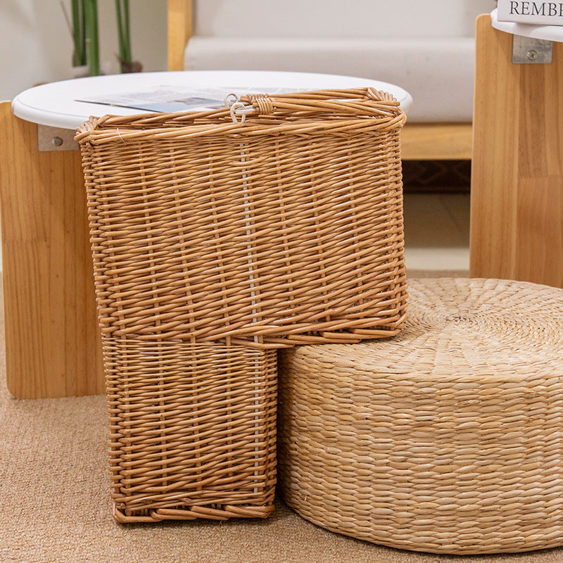 Rustic Basket with Practical Carrying Handle | High & Bury