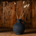 Rustic Ceramic Vase with Handles | High & Bury