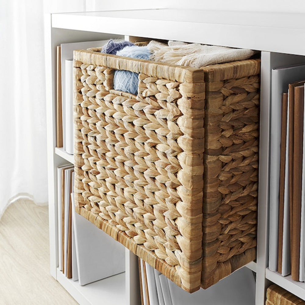 Rustic Decorative Basket made of Natural Fibers | High & Bury