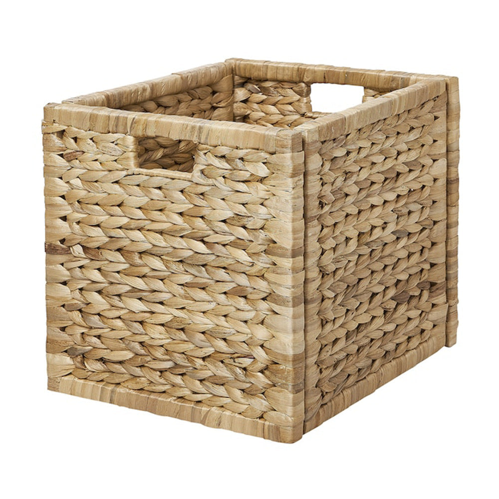 Rustic Decorative Basket made of Natural Fibers | High & Bury