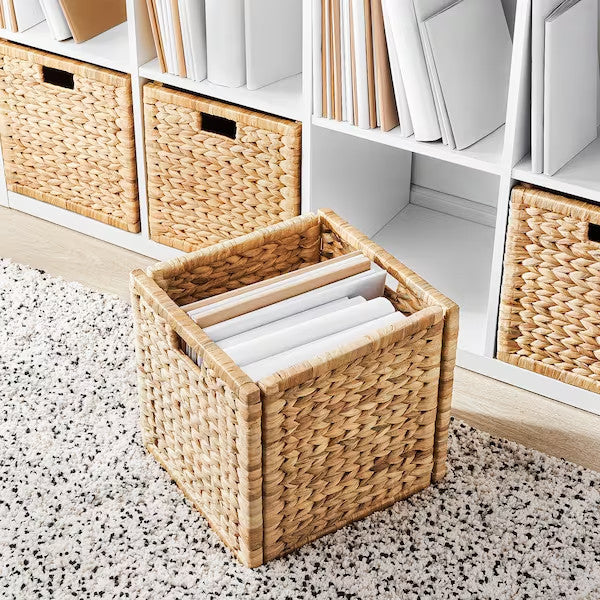 Rustic Decorative Basket made of Natural Fibers | High & Bury