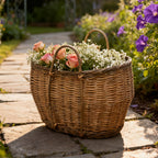 Rustic Handwoven Basket | High & Bury