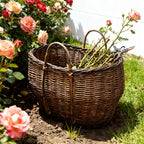 Rustic Handwoven Basket | High & Bury