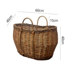 Rustic Handwoven Basket | High & Bury