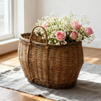 Rustic Handwoven Basket | High & Bury