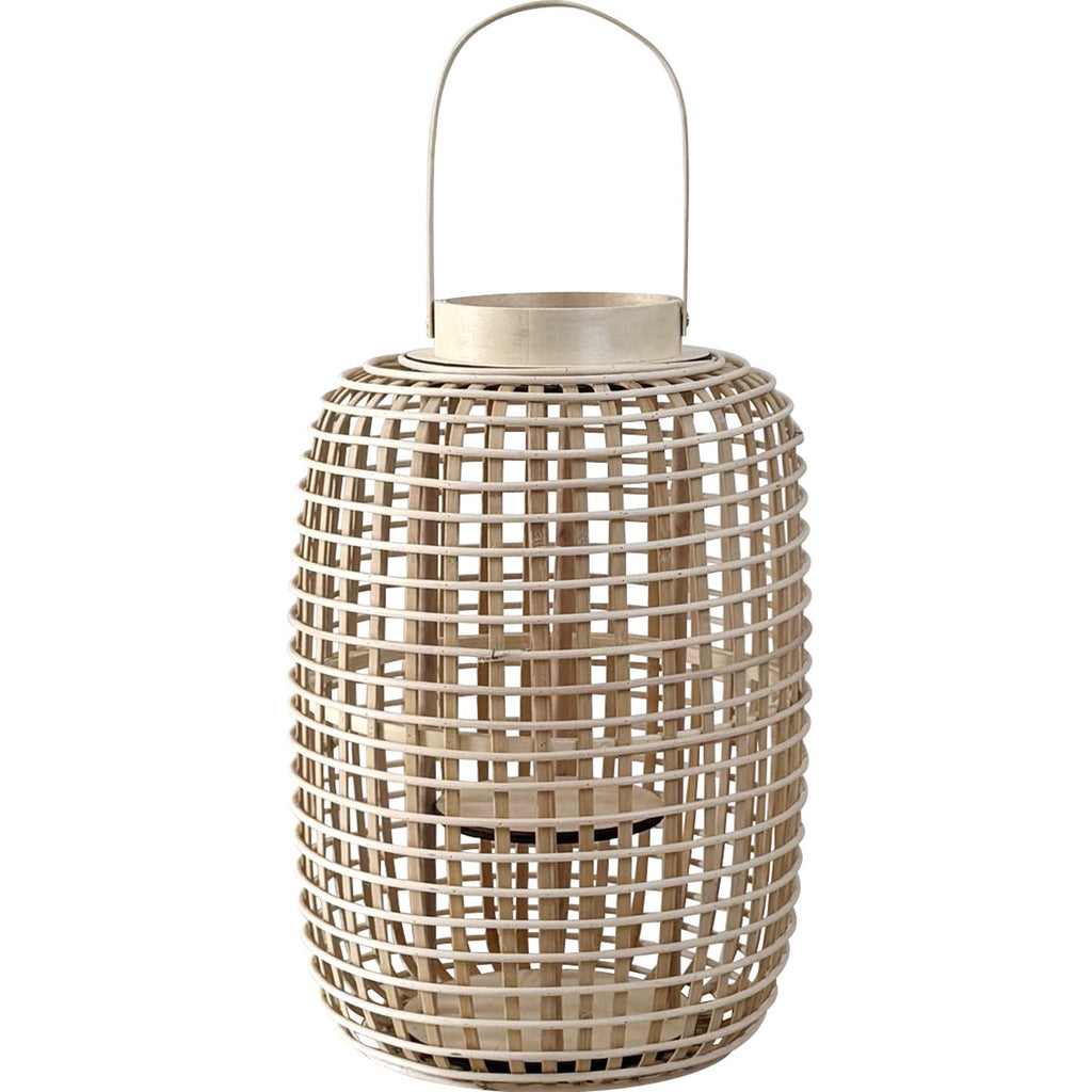 Rustic Lantern made of Woven Material | High & Bury