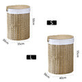 Rustic Laundry Basket made of Woven Material | High & Bury