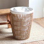 Rustic Laundry Basket with Lid Lidded Handcrafted | High & Bury