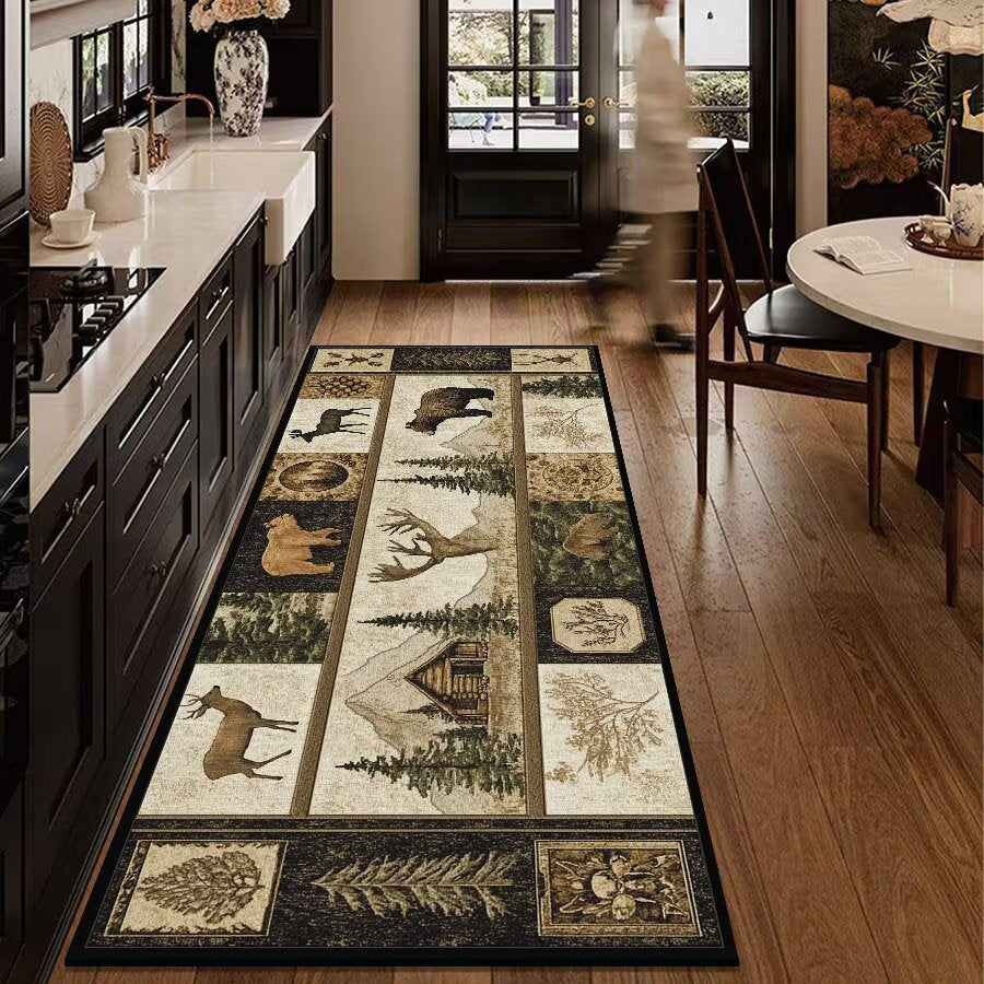 Rustic Outdoor Adventure Area Mat | High & Bury