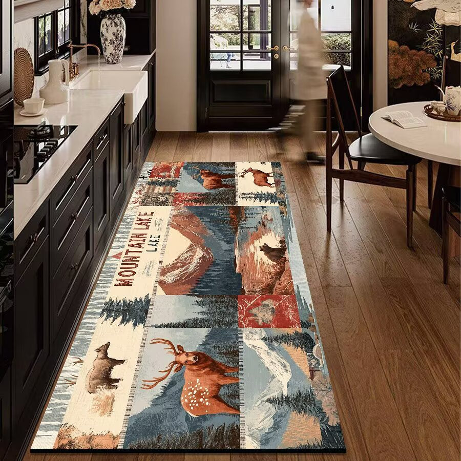 Rustic Outdoor Adventure Area Mat | High & Bury