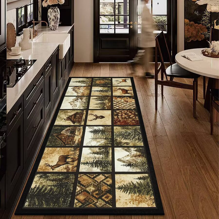 Rustic Outdoor Adventure Area Mat | High & Bury