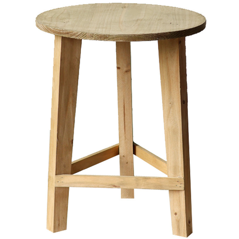 Rustic Side Table made of Solid Wood | High & Bury