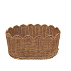Rustic Storage Basket made of Woven Natural Material | High & Bury