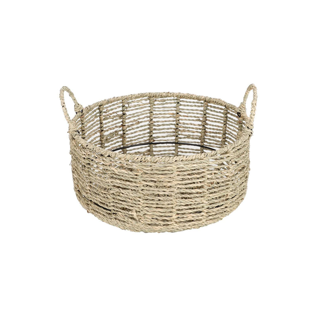 Rustic Storage Basket Soft Textile Handwoven | High & Bury
