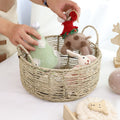 Rustic Storage Basket Soft Textile Handwoven | High & Bury
