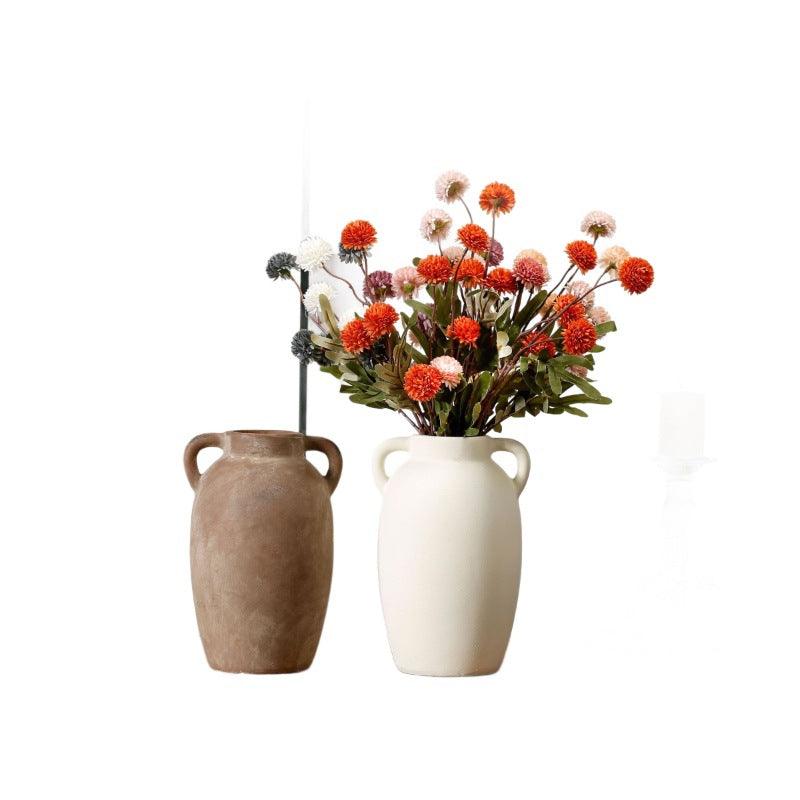 Rustic Terracotta Vase | High & Bury