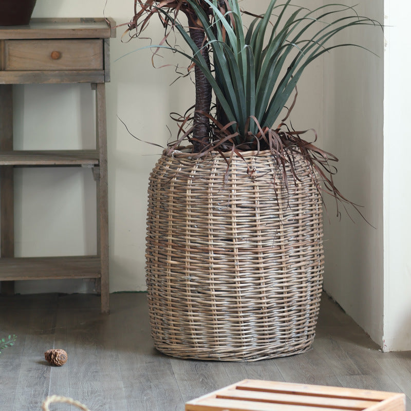Rustic Wicker Basket | High & Bury