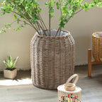 Rustic Wicker Basket | High & Bury