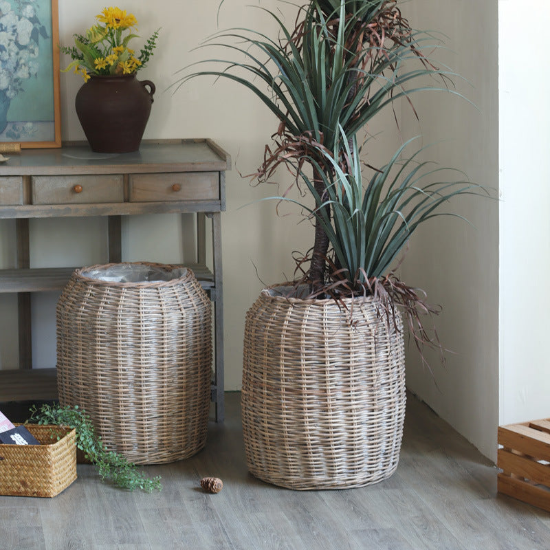 Rustic Wicker Basket | High & Bury