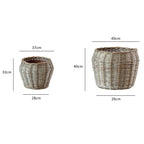 Rustic Wicker Basket | High & Bury
