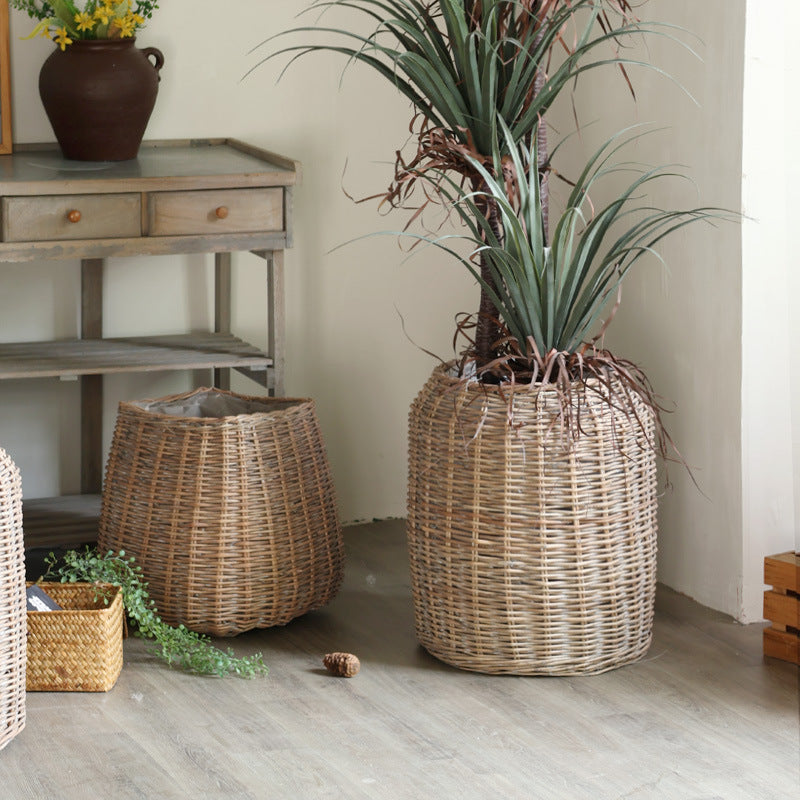 Rustic Wicker Basket | High & Bury