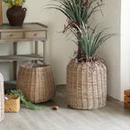 Rustic Wicker Basket | High & Bury