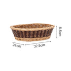 Rustic Woven Basket | High & Bury